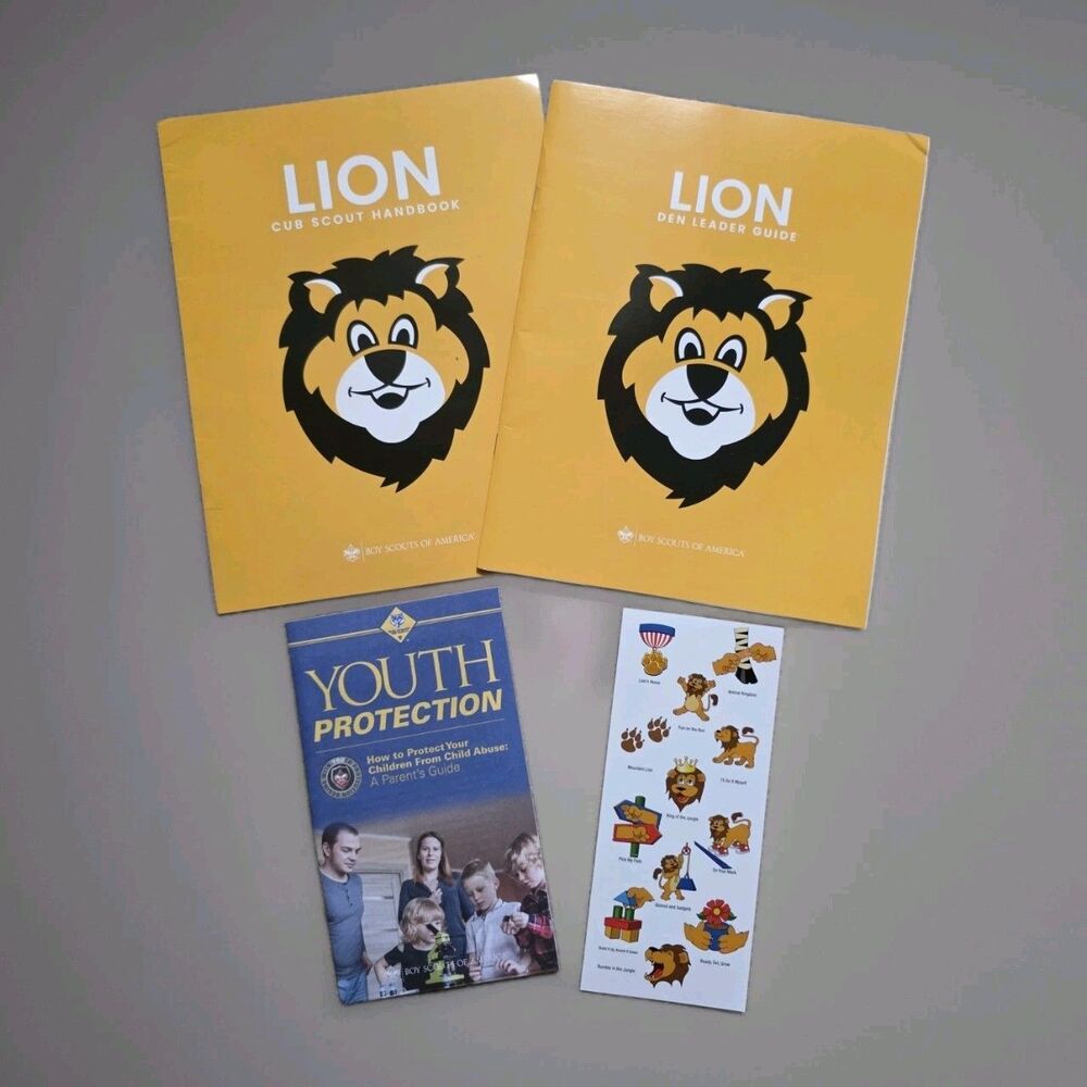 Lion Kit Cub Scout Handbook Boy Scouts of America Den Leader Guide 2018